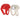 XLC Light set CL-S02 Buggy Red and white