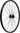LiTE forhjul 26in 559-21 D/W F/V disc 6B QR sort