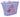 Kurv JASMIN BASIL Sommerfugl Lilla Front 26x17x17cm(10) m/krog 12-20