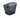 Kurv BikePartner Kolding Sort Front Net L20xB26xH20cm m/bøjle+1" beslag 16-20"