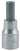 UNIOR Hex screwdriver socket 3/8" Size: