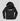UNIOR Sweatshirt Hoody Black Size XL