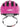 Smiley 3.0 pink butterfly design på en hvid baggrund.