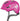 Smiley 3.0 pink butterfly med farverige detaljer, set fra siden.