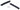 Bike Attitude MTB bremsegummi par V-bremse 70mm sort