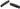 Bike Attitude Road bremsegummi par 55mm sort