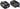 Bike Attitude City pedal alu body med TPR gummi 916in 495g matsort