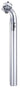 Bike Attitude sadelpind 31,6x350mm hi polish sølv