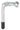 Bike Attitude frempind AL828 Ø25,4mm 110mm stamme 180mm justerbar sølv
