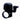 Bike Attitude ringeklokke 32mm alu top m. fjederhammer 22,2mm sort