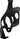 Bike Attitude flaskeholder venstre betjening nylon sort