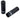 Jagwire yderkabelende BOT258BJ 4,5mm til STI kabler sort alu (pakke=50 stk)