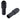Jagwire (BSA036) justerskrue mini inline adjusters gummibelagt sort (2 stk)