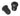 Jagwire bolt HFA015 sort plast 10mm til V-bremsestuds ( ps.=25 stk)