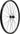 LiTE-X forhjul 27,5in 584-24 D/W disc C/L QR sort