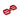 BBB CoolRide platformspedal 9/16 (red). Pedal i et stykke aluminium, CrMo aksel, dobbelt lukkede lejer og aftagelige pins. Vægt: 441 g