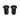 Styrprop BBB ScrewOn ALU  Sort 2 stk 18-22mm BHT-97  25,4mm cap