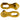 Samleled fra KMC Missing Link 10 speed (guld)  str. 1/2" X 11/128 til X10L og X10SL.  2 stk. Non re-usable
