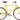 Herrecykel fra Bike By Gubi med 7 gear i gul farve, designet til komfortabel og effektiv kørsel.