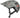 Cykelhjelm Abus Modrop Chalk Grey: En stilfuld, grå cykelhjelm med moderne design og ventilationsåbninger.