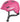 Cykelhjelm Abus Smiley 3.0 Shiny Pink: En skinnende lyserød cykelhjelm med ventilationshuller og justerbar rem.