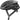 Sort cykelhjelm Abus PowerDome med aerodynamisk design og ventilationshuller, set fra siden.