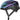 Cykelhjelm Abus StormChaser FlipFlop Purple på en hvid baggrund, viser hjelmens aerodynamiske design og farver.
