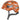 Børnehjelm Hjelm Smiley 3.0 SE Orange Monster: En farverig cykelhjelm med orange monsterdesign til børn.