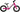 Motobecane Roadie Unisex 12 Blank Pink cykel med lyserød ramme og sorte hjul, set fra siden.