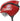 Cykelhjelm Abus GameChanger Tri Blaze Red: En rød cykelhjelm med aerodynamisk design og ventilationsåbninger.