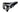 Brooks Flyer Short sadel 175242mm sort