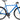 Kildemoes Hyper S1 Herre cykel i mat blå farve, set fra siden med fokus på stel og dæk.